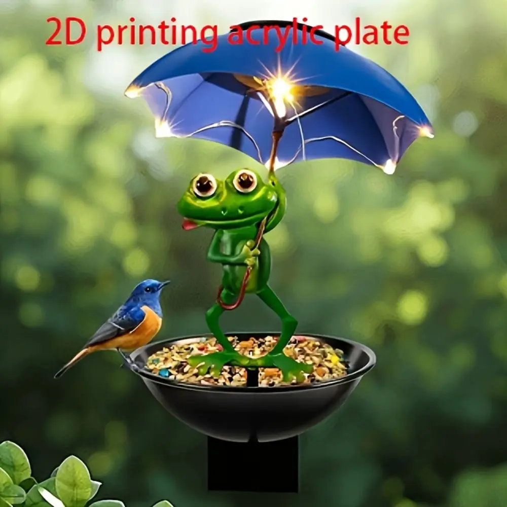 Micro Landscapes Decoration Acrylic Garden Signage Cute Waterproof Mini Figurine Multi Functional Creative Garden Stake Patio