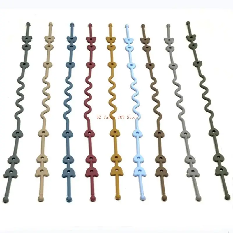 سلسلة لهاية 96GC مع حامل ألعاب بأشرطة آمنة مثالية لعربات الأطفال والكراسي