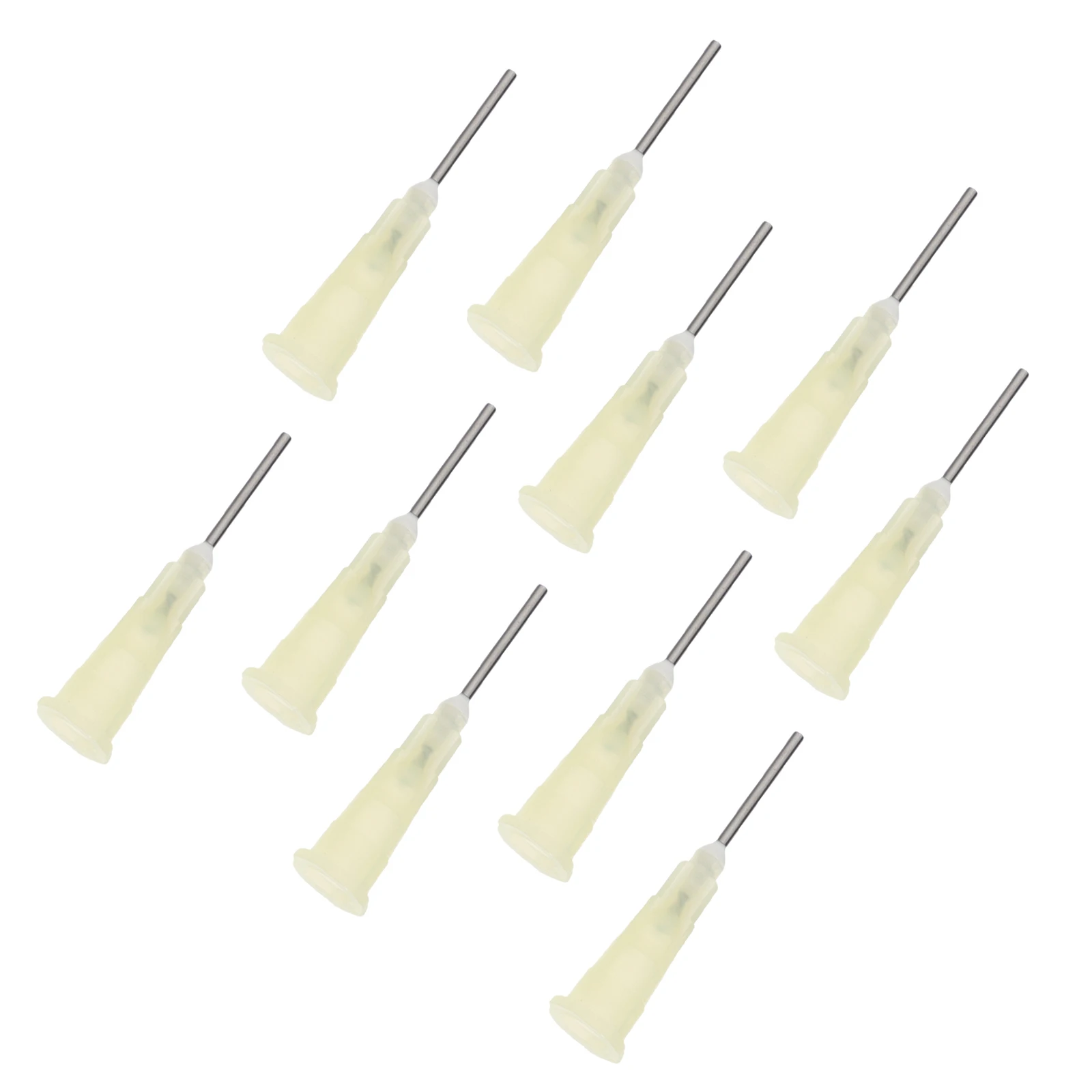 

100pcs Stainless Steel Glue Bottle Tips Dispensing Needles Precision Application High Quality Large Quantity