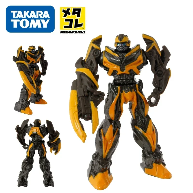 Оригинальная аниме-фигурка Takara Tomy Tomica, кукла-трансформеры из сплава, Optimus Prime Bumblebee Megatron, игрушки-трансформеры для детей