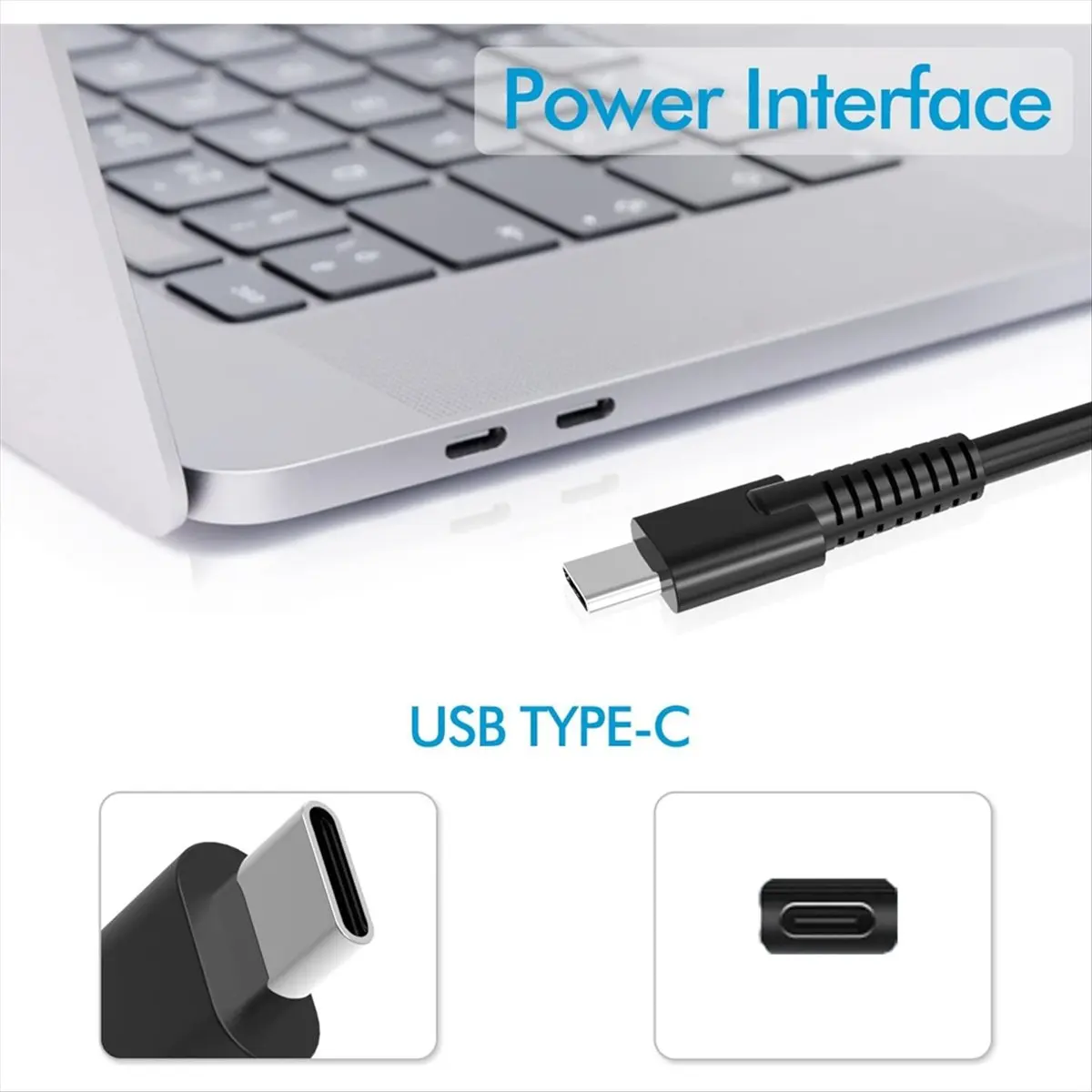 100W USB-C Laptop Charger for A20-100P1A, Z13 X13, 100W PD Fast Charging for US PLUG
