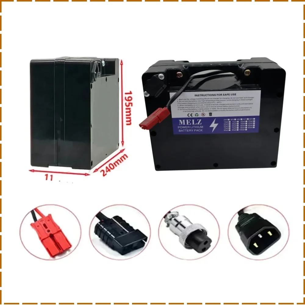 Air Express New Full Power 18650 Lithium Battery 24V20-70ah Battery Pack Suitable for Wheelchair Special Mounted Batteries