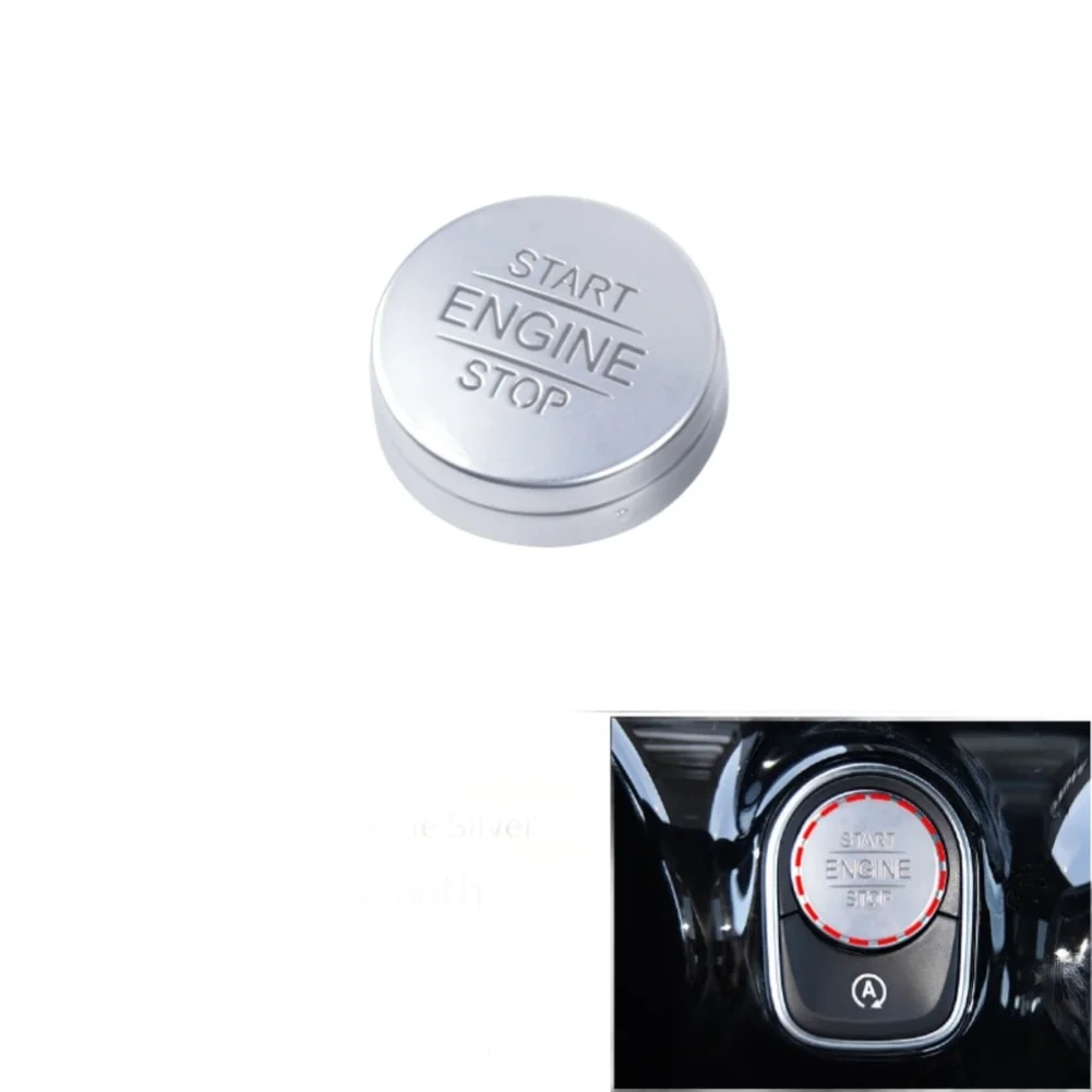 For Mercedes For A-ClFor Ass For W177 StFor Art Button Cover PlFor Astic Ring for One-Touch Ignition 1779051001