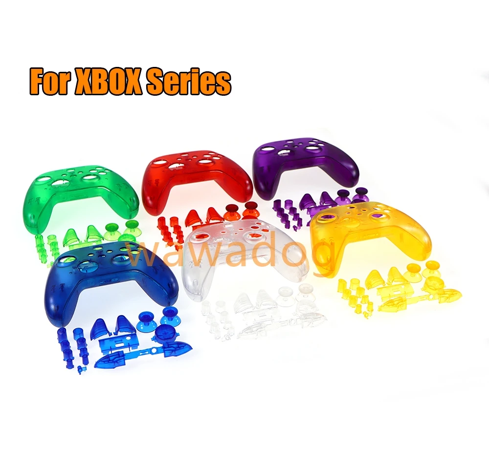 

6sets Transparent Case Hard Protective Cover Handle Shell for Xbox Series S X Controller