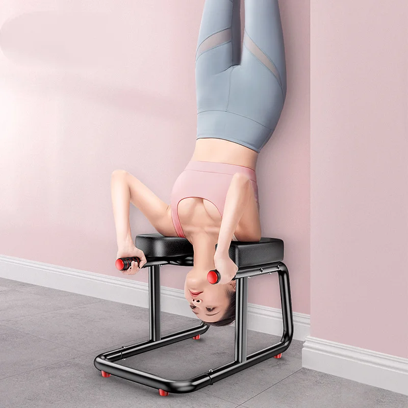 Home Inversion Stool Inversion Chair Upside Down Yoga Aid Fitness Aid Stretcher Bodybuilding Training Inversion Bench