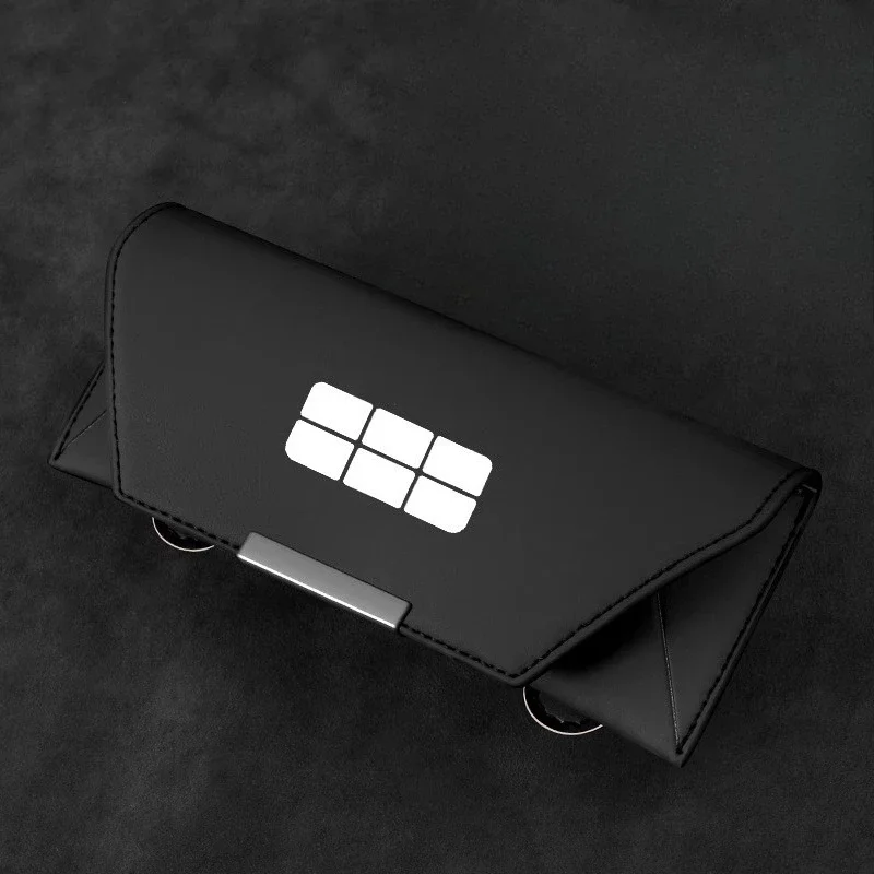 Sunglasses Case For Galaxy L7 E5 L6 E8 Car Carrying Visor Sunglasses Card Storage Car Decorations glasses case  visor organizer