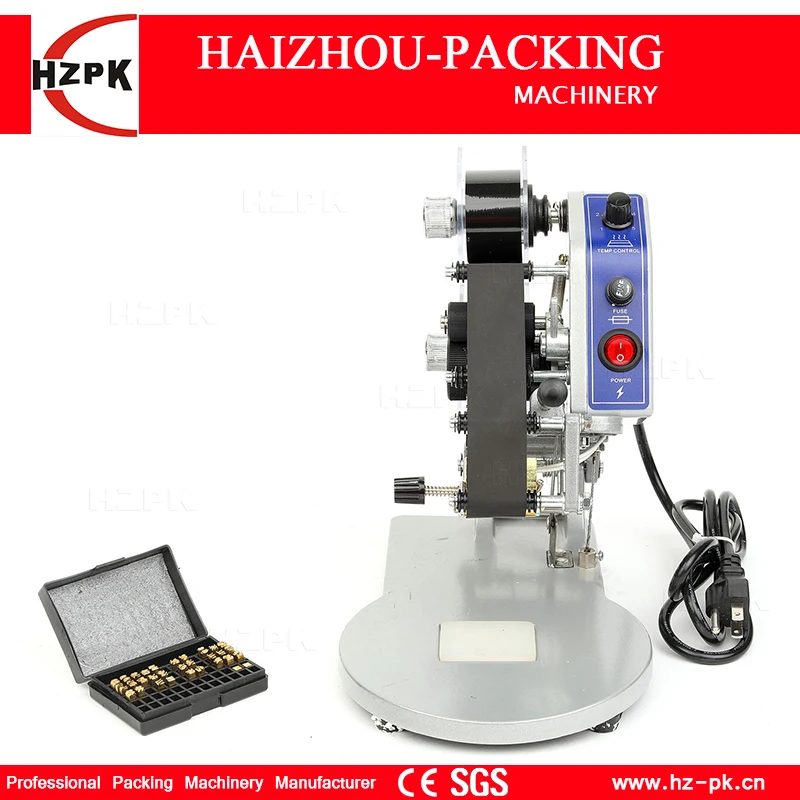 

HZPK Manual Digital Coding Machine Plastic Code Bag Printing Machine Date Produce Printer Stamps Coding Machine With Handle DY-8