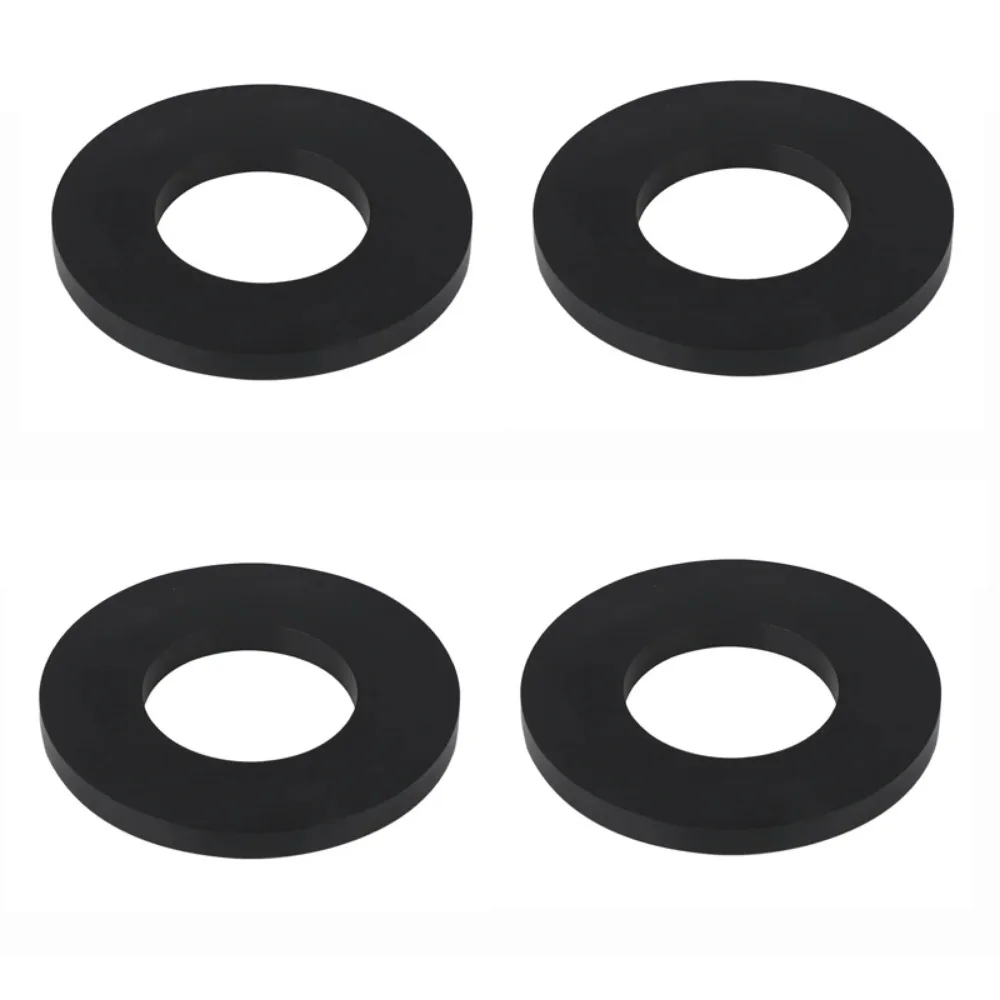 

4Pcs Universal Shock Absorber Gasket Rubber Black/Yellow Bushing Dampers 8cm Shock-Absorbing Bearing Washer