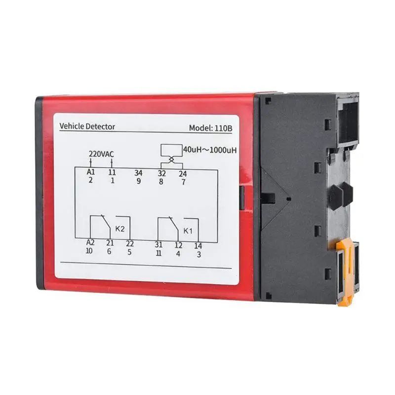 -[Retail TX] 3X 110B Vehicle Detector AC220V Single Channel Inductive Vehicle Loop Detector For Car Parking Lot Access Control