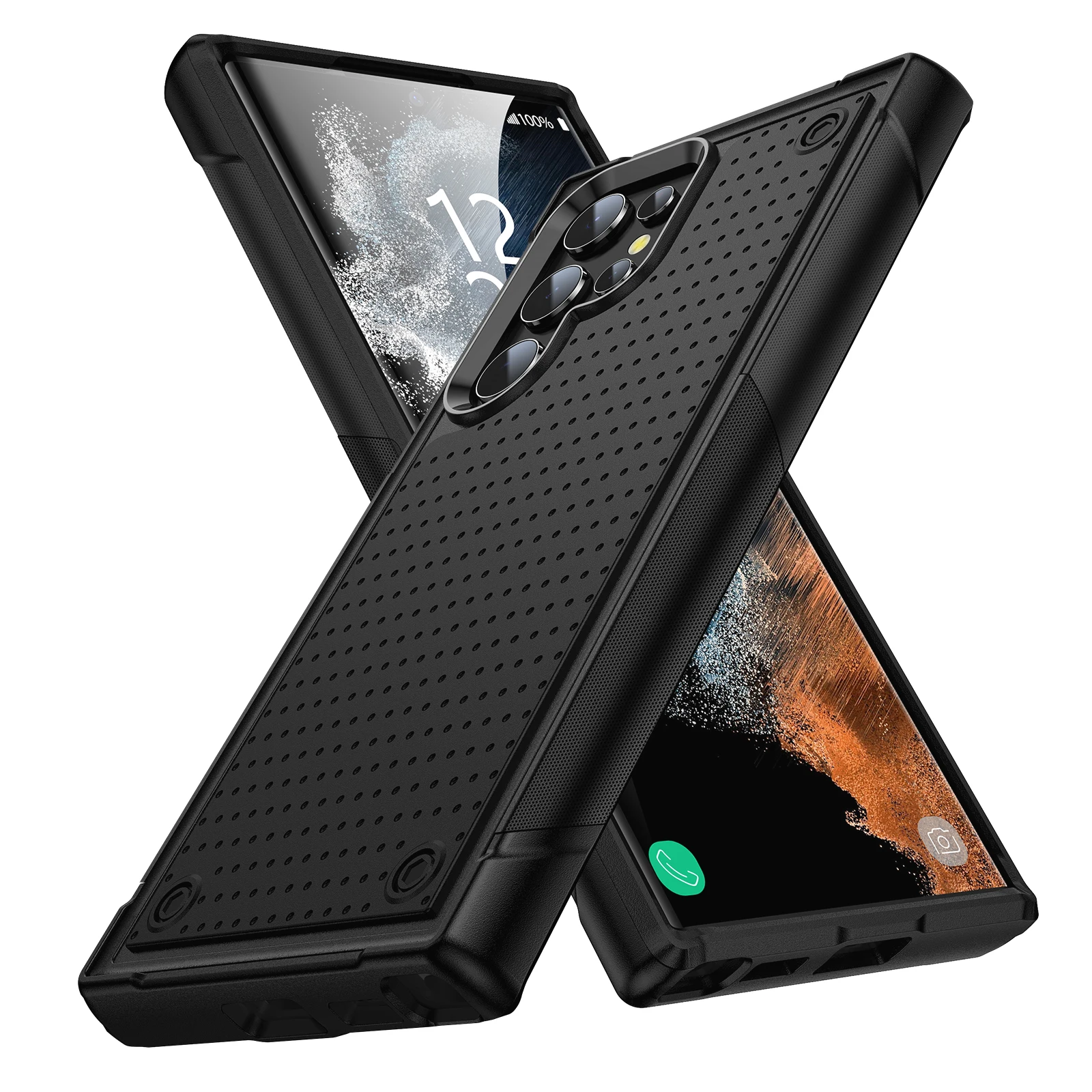 Hybrid Rugged Shockproof Armor Case For Samsung Galaxy S24 Ultra S25 S23 S22 Plus S21 FE S20 S10 A53 A73 A12 A22 A32 Phone Cover