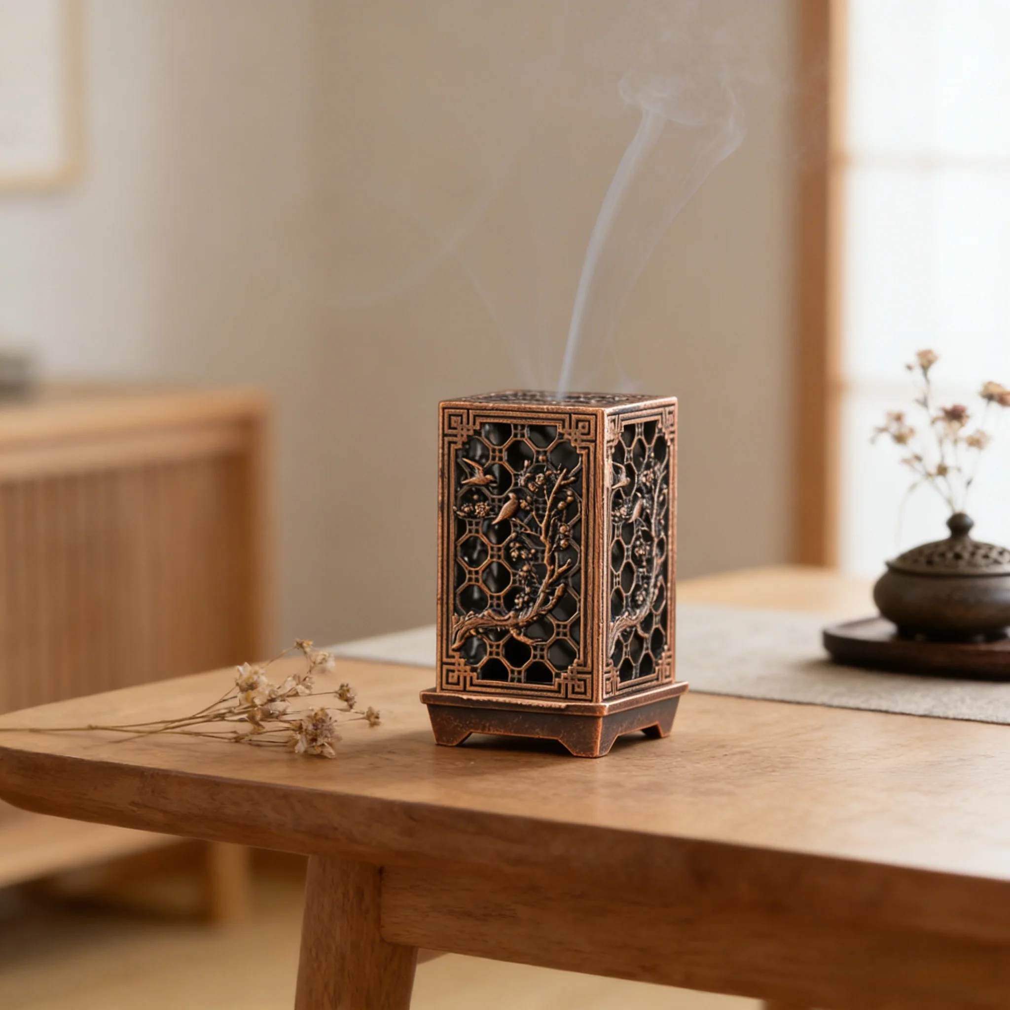 Aladdin Genie Lamp Incense Burner Made of Alloy Material Ideal for Tea Ceremony Decoration and Incense Use