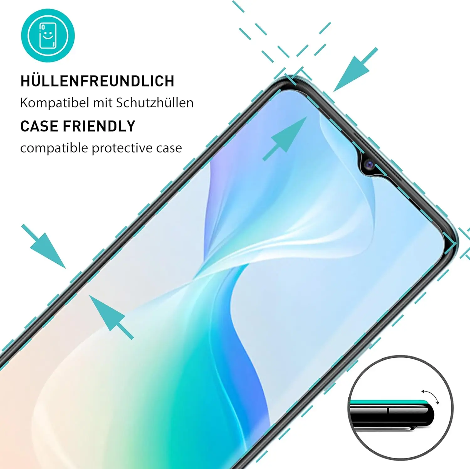 Рисунок 4 - Для VIVO Y76 5G 9H HD пленка из