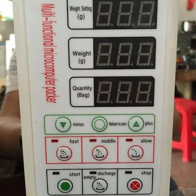 Pannello di controllo per macchina per scaffalature riempitrice di foglie di tè polvere pesatrice e riempitrice scheda madre schermo Lcd 3 linee 2