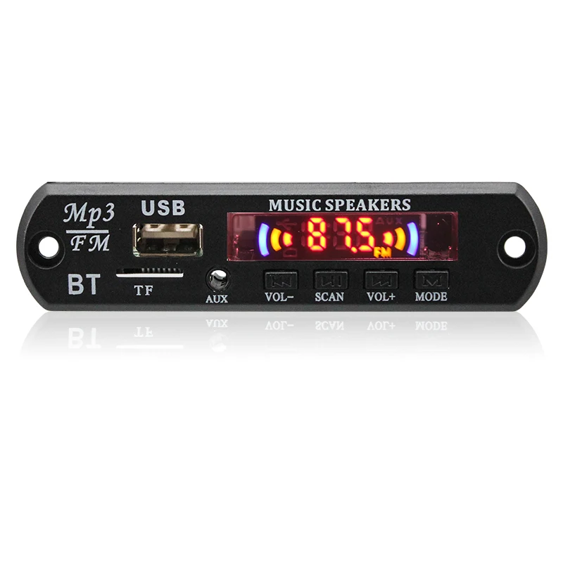 VIRE Bluetooth 5.3 MP3 Music Player Module 7V 12V Wireless USB TF Radio AUX MP3 Decoder Board Car Audio Kit