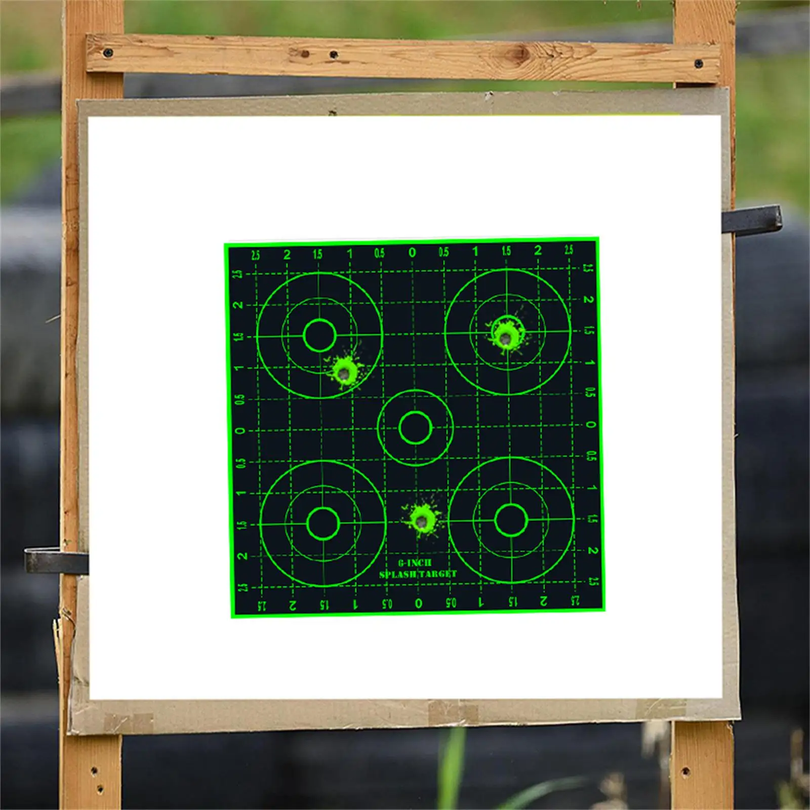 20 Stück 6-Zoll fluoreszierende Farbzielaufkleber für Zielübungen, Zielaufkleber für das Training, Ziellabels für Zielübungen (Kann für Zielübungen und Zielschießen verwendet werden) – Detail 5