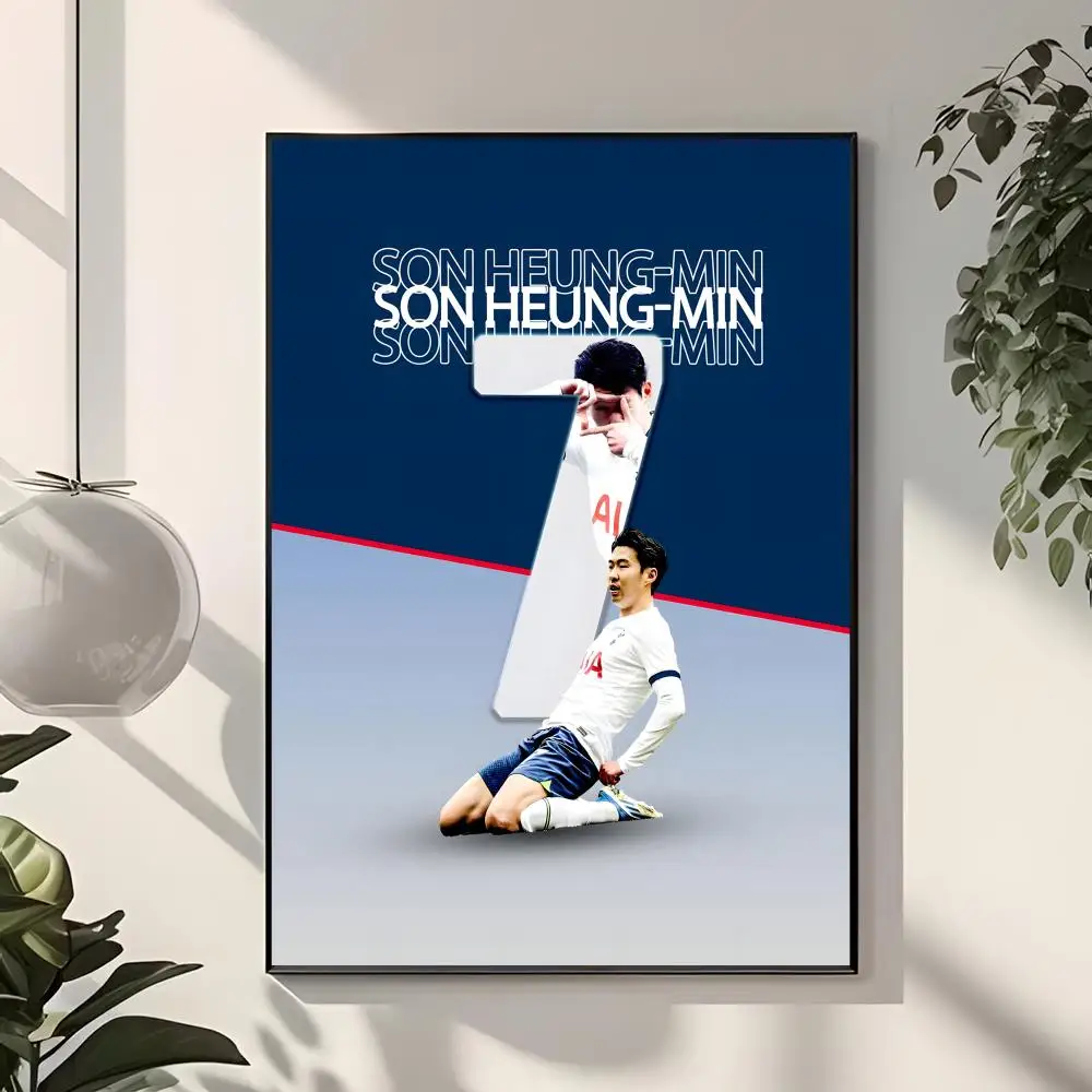 Sports Athlete Football-Player S-Son Heung-min Poster  Classic Home Interior Design & Modern Wall Decor Art Collection