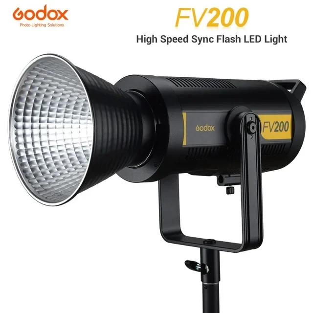 Godox FV150 150W FV200 200W High Speed Sync Flash LED Light with Built-in 2.4G Wireless Receiver + Remote Control photo light