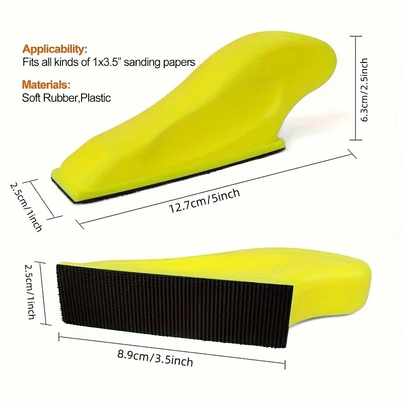 20/36Pcs DIY Hand Sandpaper Mini Sander Kit Loop Sander Paper Assorted Grit Wet Dry Hook Loop Sandpaper For Wood Projects