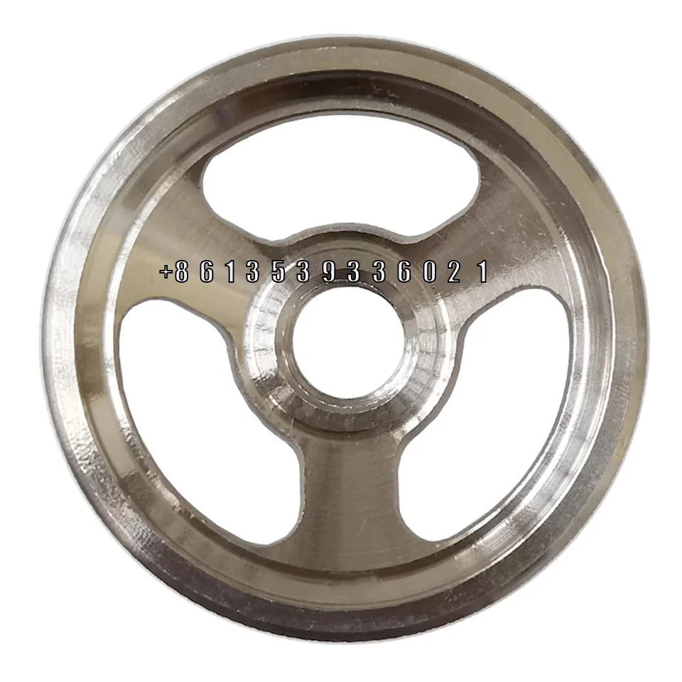 Cnc 304 Stainless Steel Handwheel Circular Outer Diameter 80/100mm Inner Screw Hole M10/12/14/16/18/20 Disc