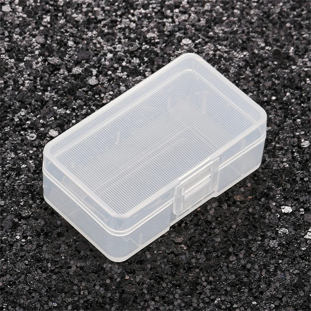 1-5pcs Hard Plastic 9V Battery Case Storage Boxes Case Transparent For 1-2 slot 9V 6F22 Battery Holder Cell Container