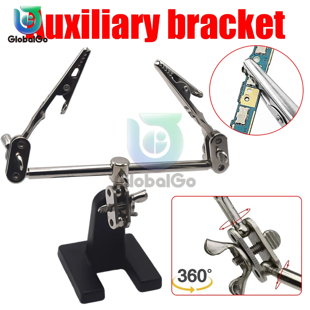 Ferramenta de Solda de Terceira Mão Ajustável Desk Clamp Welding Clips Jacaré Suporte de Solda Ferramenta de Reparo de Solda