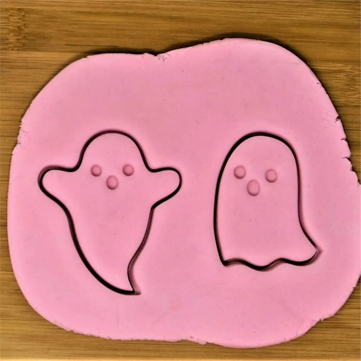 Ghosts Shapes Halloween Cookie Cutters Set Kitchen Accessories Cookie Baking Mold Plastics DIY Ghost Cookie Cutters