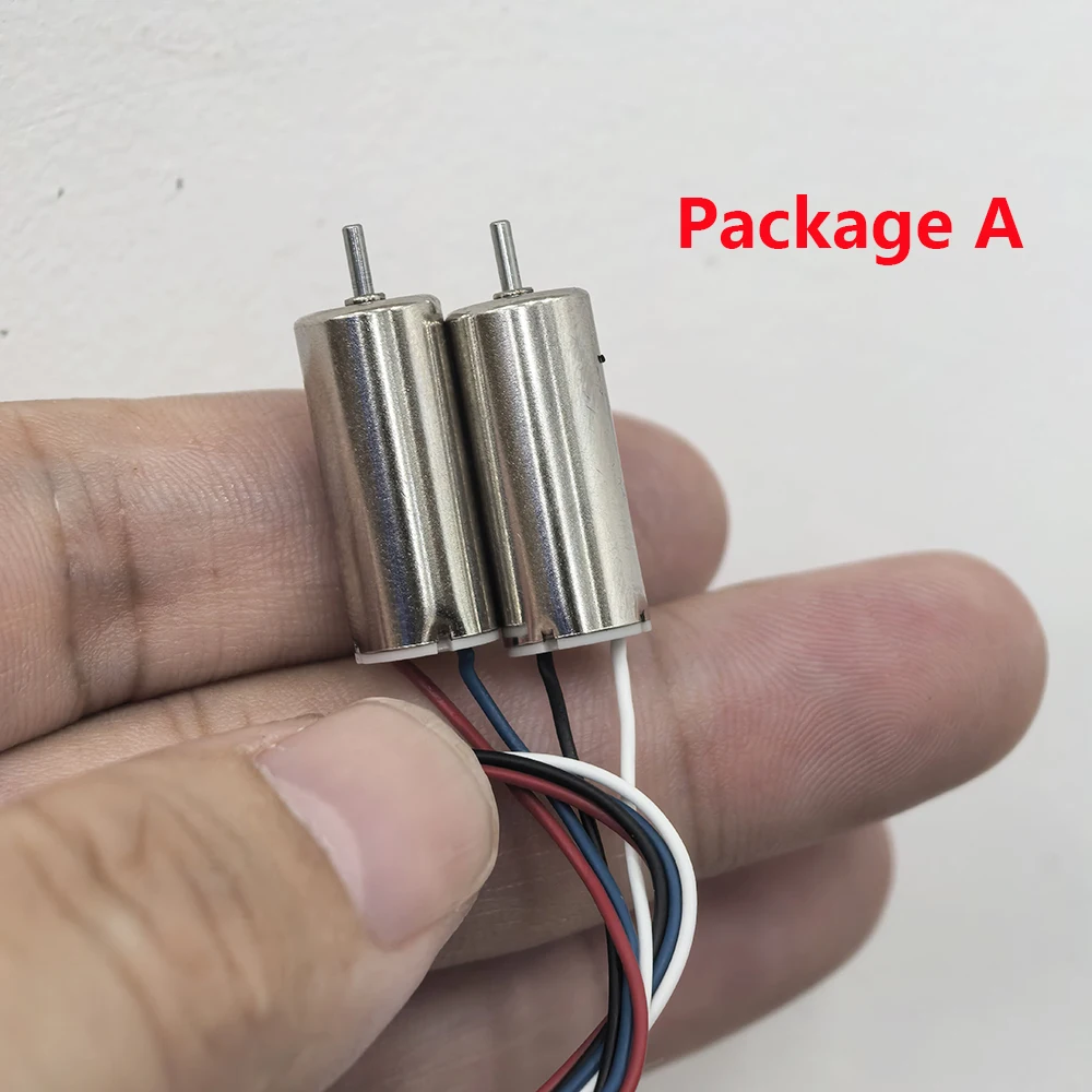 2pcs Mini 8.6mm*20mm 8520 CW CCW Coreless Motor 1.2mm shaft 2S DC 7.4V 52500RPM High Speed Engine For Toy Aircraft RC Drone