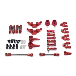 Metal yükseltme salıncak kolu direksiyon bardak şok braketi direksiyon bağlantı şok WLtoys 1/28 284131 K969 K979 K989 K999 RC araba parçaları