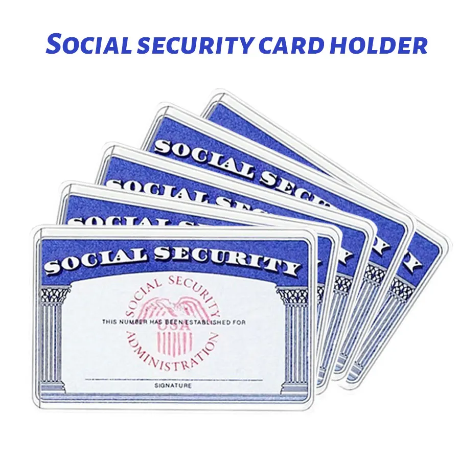 10pcs PVC Transparent Card Holder Bus Business Case Bank Credit ID Card Holder Cover Identification Card Container Holder