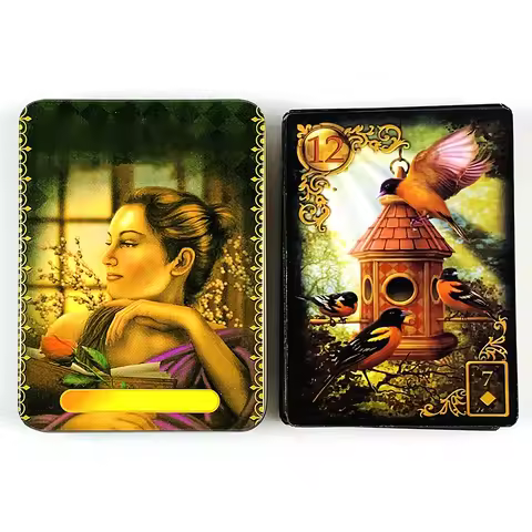 11*8cm High Quality Tarot Deck In A Tin Box Gilded Edge For Fortune Telling Divination Game Card,Family Entertainment Games