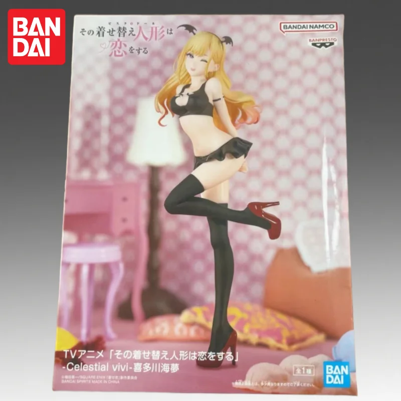 Auf Lager Bandai Original Banpresto My Dress Up Darling Kitagawa Marin Actionfigur Modellpuppe Brandneue Anime-Charaktere in Box