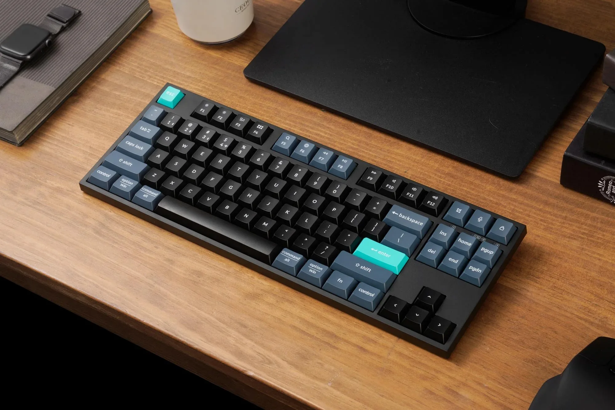 Keychron B33 clavier sans fil 80% TKL disposition mécanisme à ciseaux commutateur frappe silencieuse connexion 2.4G