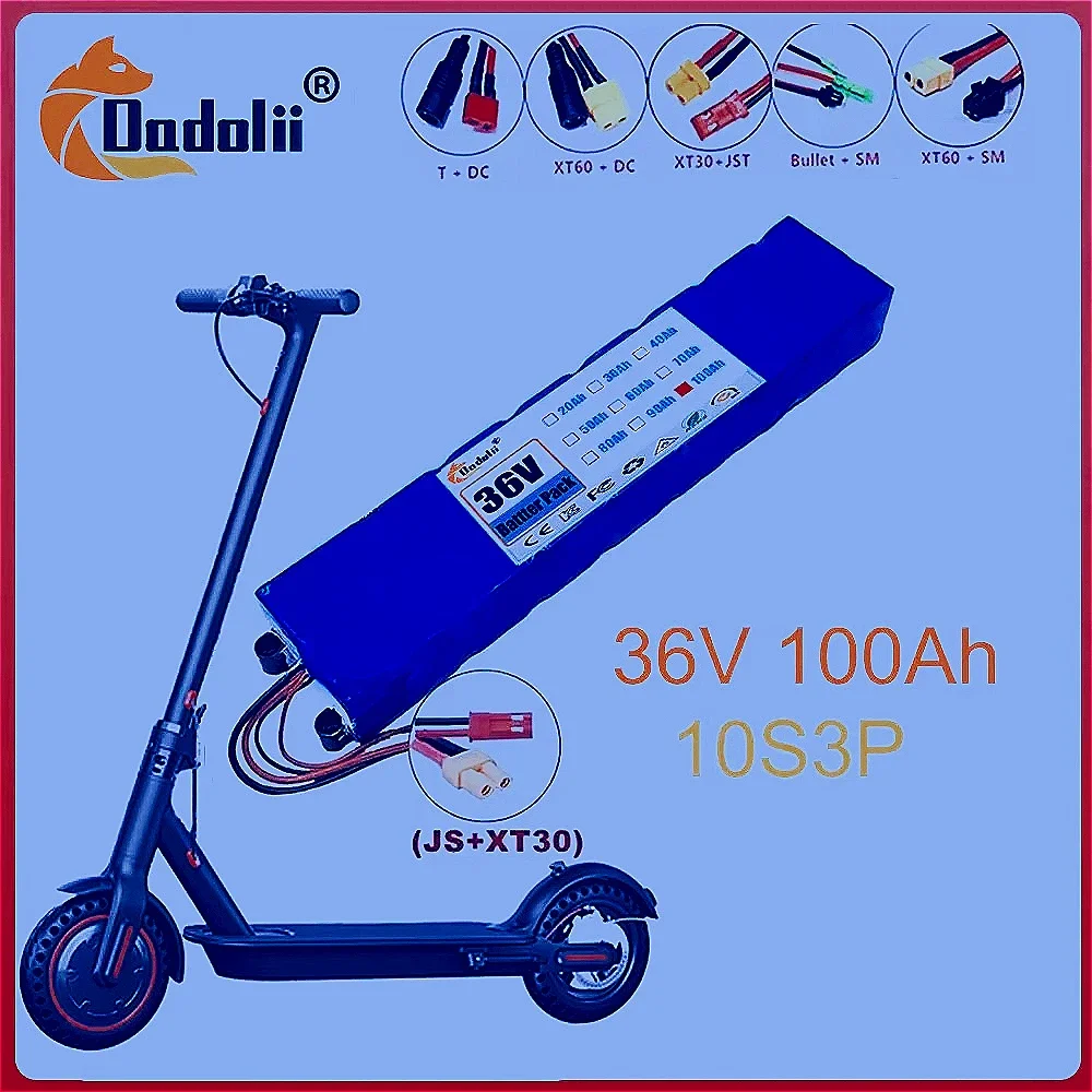 

Оригинальный литиевый аккумулятор M365 36V100Ah/плата BMS/с сроком службы до 8 лет/используется для электрических скутеров