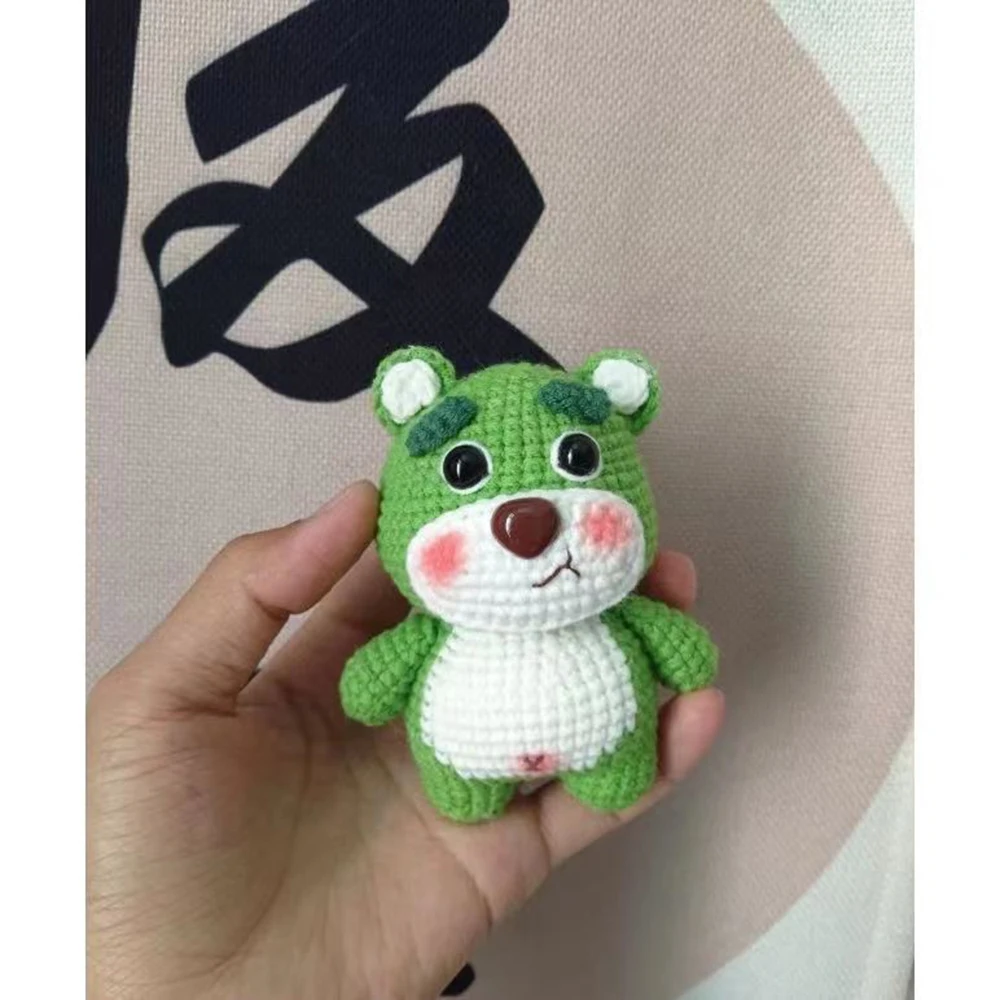 Crochet Kit Hand Knit Doll Bear DIY Knitting Amigurumis Doll Crocheting Craft kits With Full Set Material/Finished Creative Gift