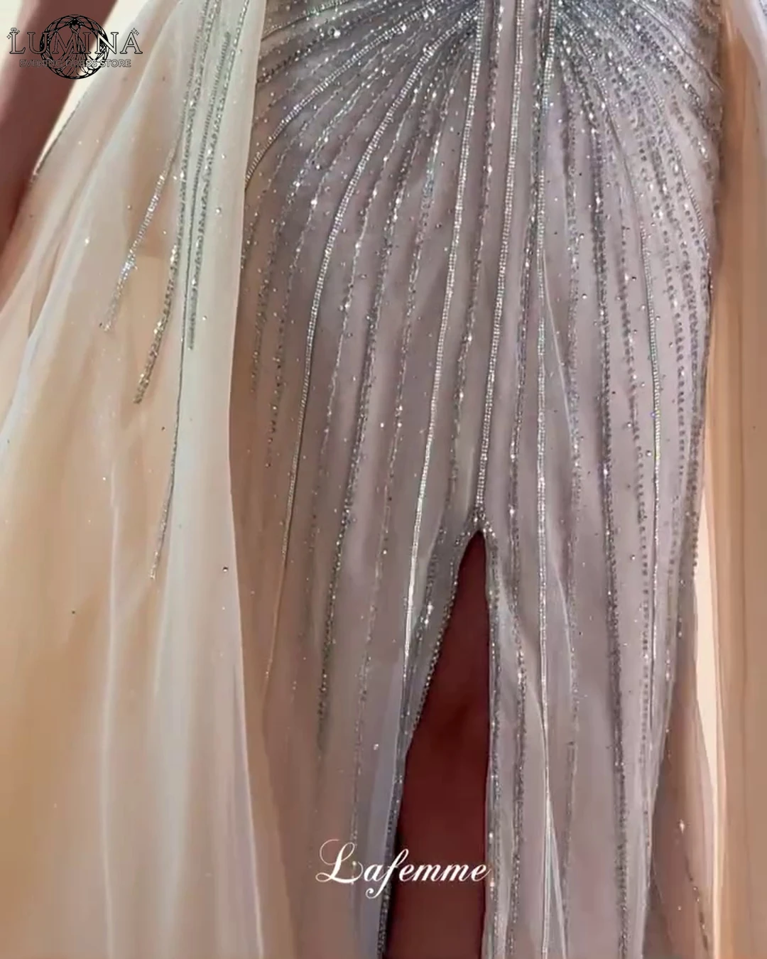 Lumina One Shoulder Evening Dresses Wedding Party Dress Fishtail Skirt Ball Gowns Custom Made Chiffon Women's Prom Dress 2026