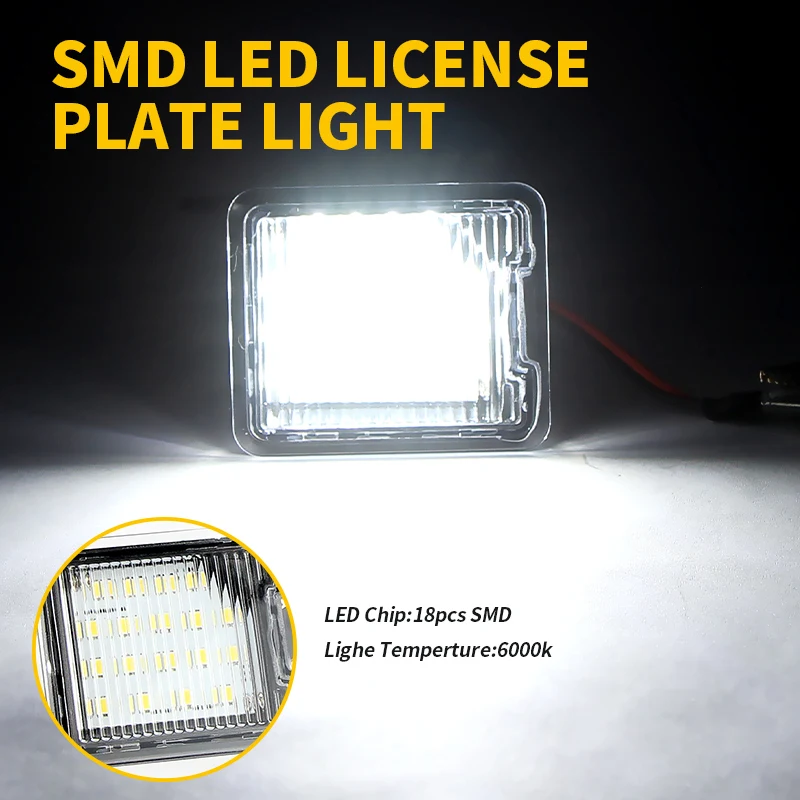 LED Side Mirror Puddle Lights Canbus For Ford C-Max Focus 10-20 Galaxy 06-15 Kuga 08-20 Escape 13-20 Mondeo 07-20 S-Max 15-20 view 3