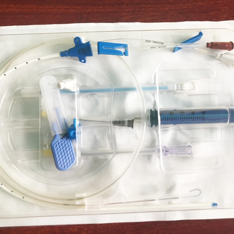 Animal, cat and dog central venous catheter package hemodialysis arterial infusion pet central venous catheter hemodialysis tube