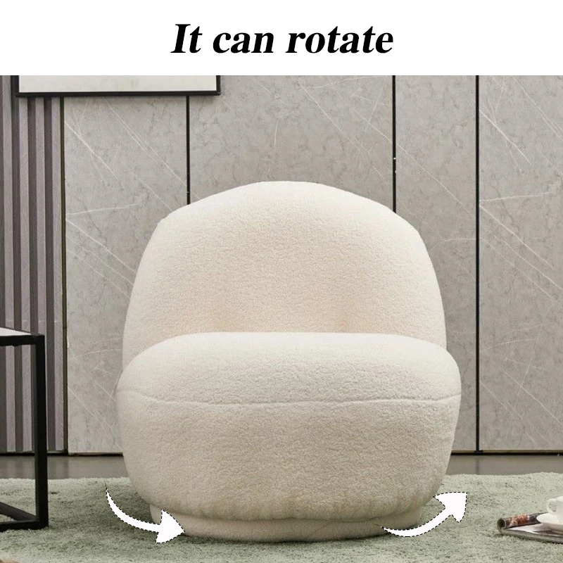 أرائك غرفة المعيشة الاسكندنافية لشخص واحد أريكة فردية أرائك مريحة دوارة لغرفة النوم كرسي استرخاء أثاث غرفة جمالية #2