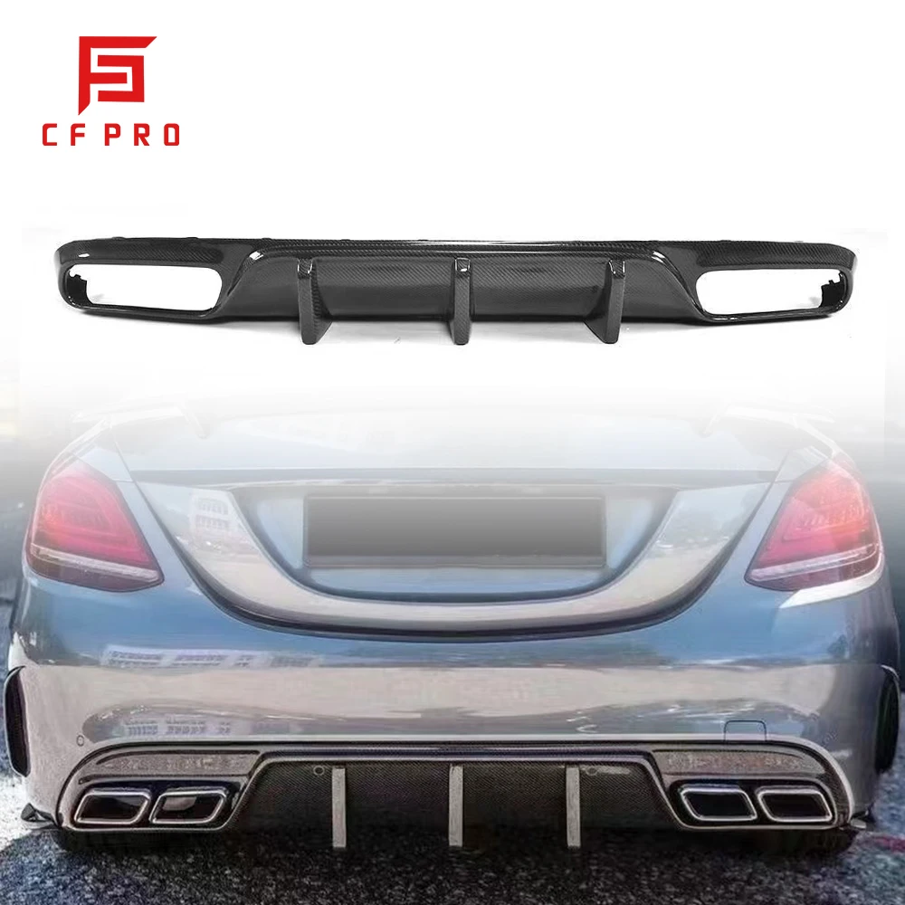 

Спойлер-диффузор Big Fin Style из карбона для Mercedes Benz C63 W205 2005 (до рестайлинга)