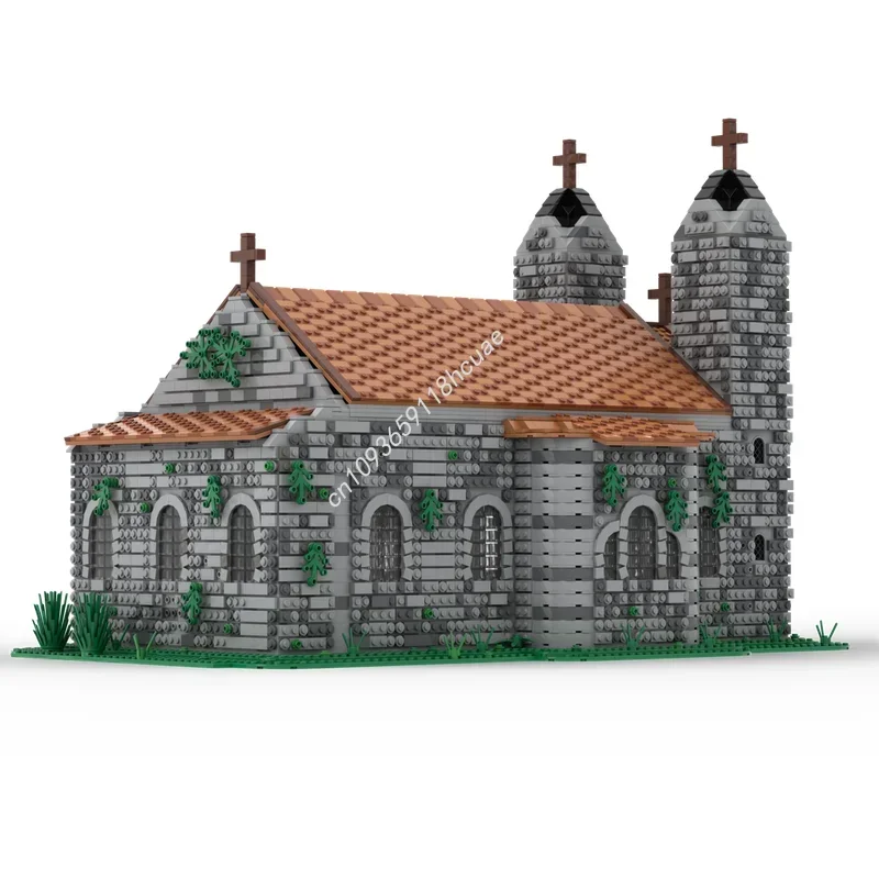 9088pcs MOC Medieval Church Castleed Model Building Blocks Construction Toy Assemble DIY Creative Brick Festival Gift Birthday