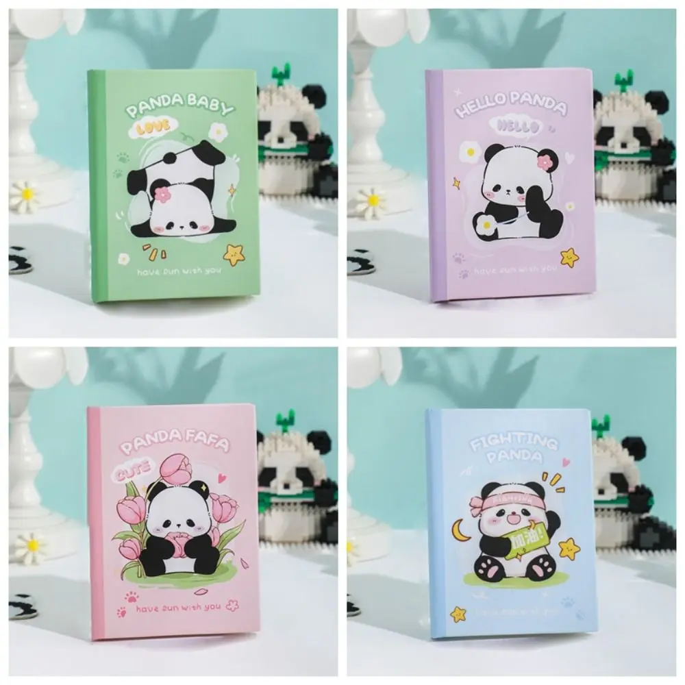 Memo Diary Planner A7 Mini Pocket Notebook Thickening Taking Notes Agenda Organizer Panda Pattern Diary Notebook Office Supply