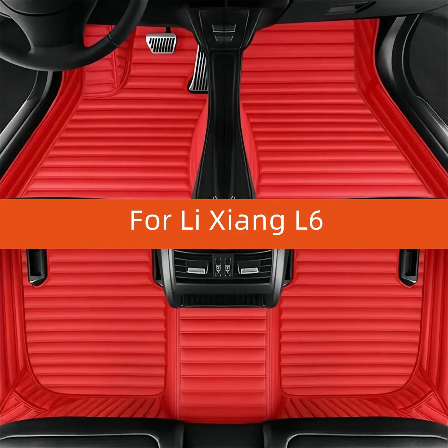 Custom Leather Car Floor Mat For Li Xiang L6  2024 2025 2026 2027 Car Mat Interior Accessories