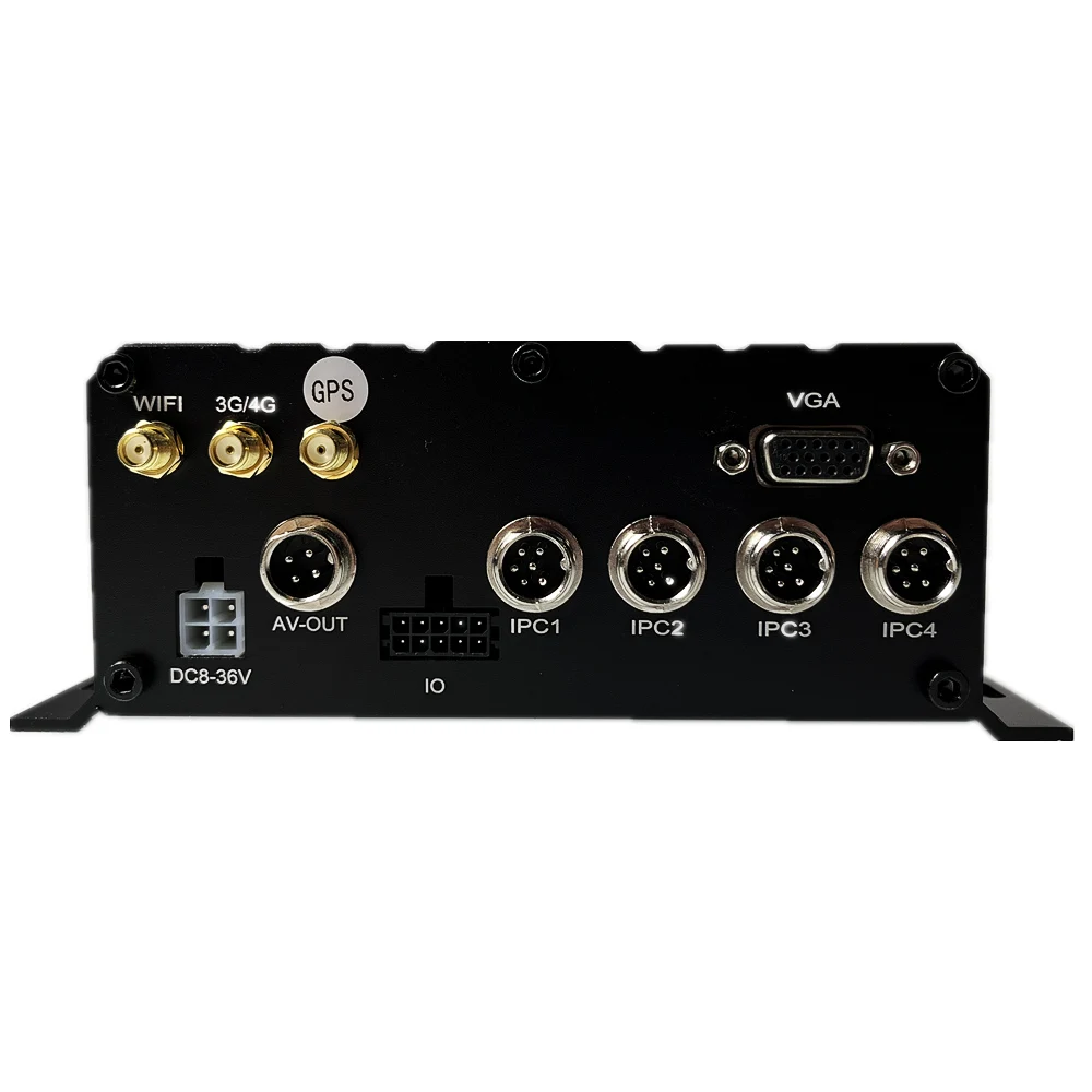 H.265 Smart Nvr 4 Ch Mdvr 4g Gps Wifi Opcional Carro Ônibus Caminhão Mnvr