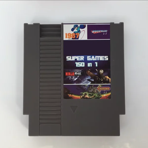 Игровой картридж NES 150 в 1, 72 контакта для 8-битного игрового картриджа с Rockman 1/2/3/4/5/6