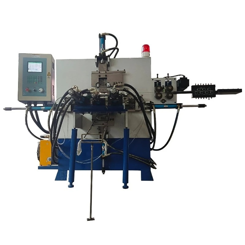 Industrial computer numerical control hydraulic barrel hook machine, outer hook forming machine