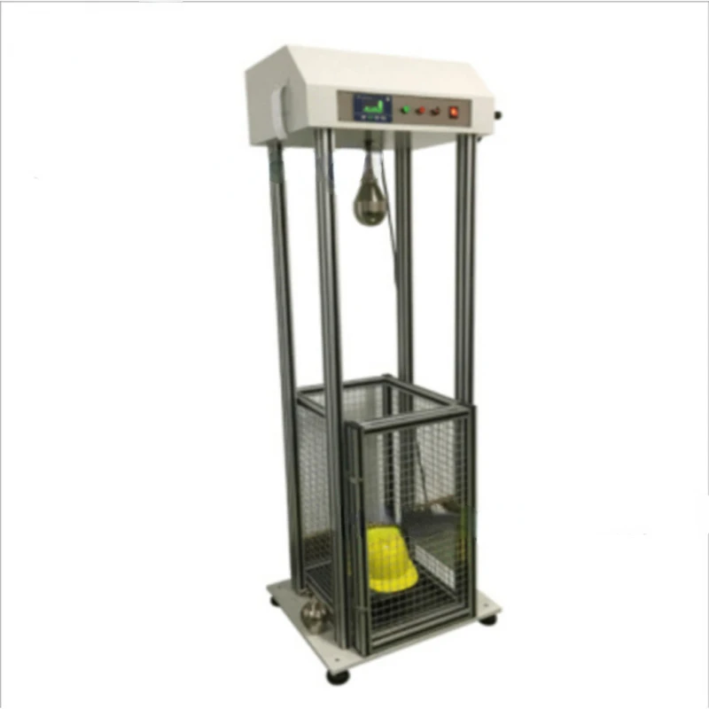 Safety helmet impact puncture testing machine, helmet testing instrument, motorcycle safety helmet testing equipment