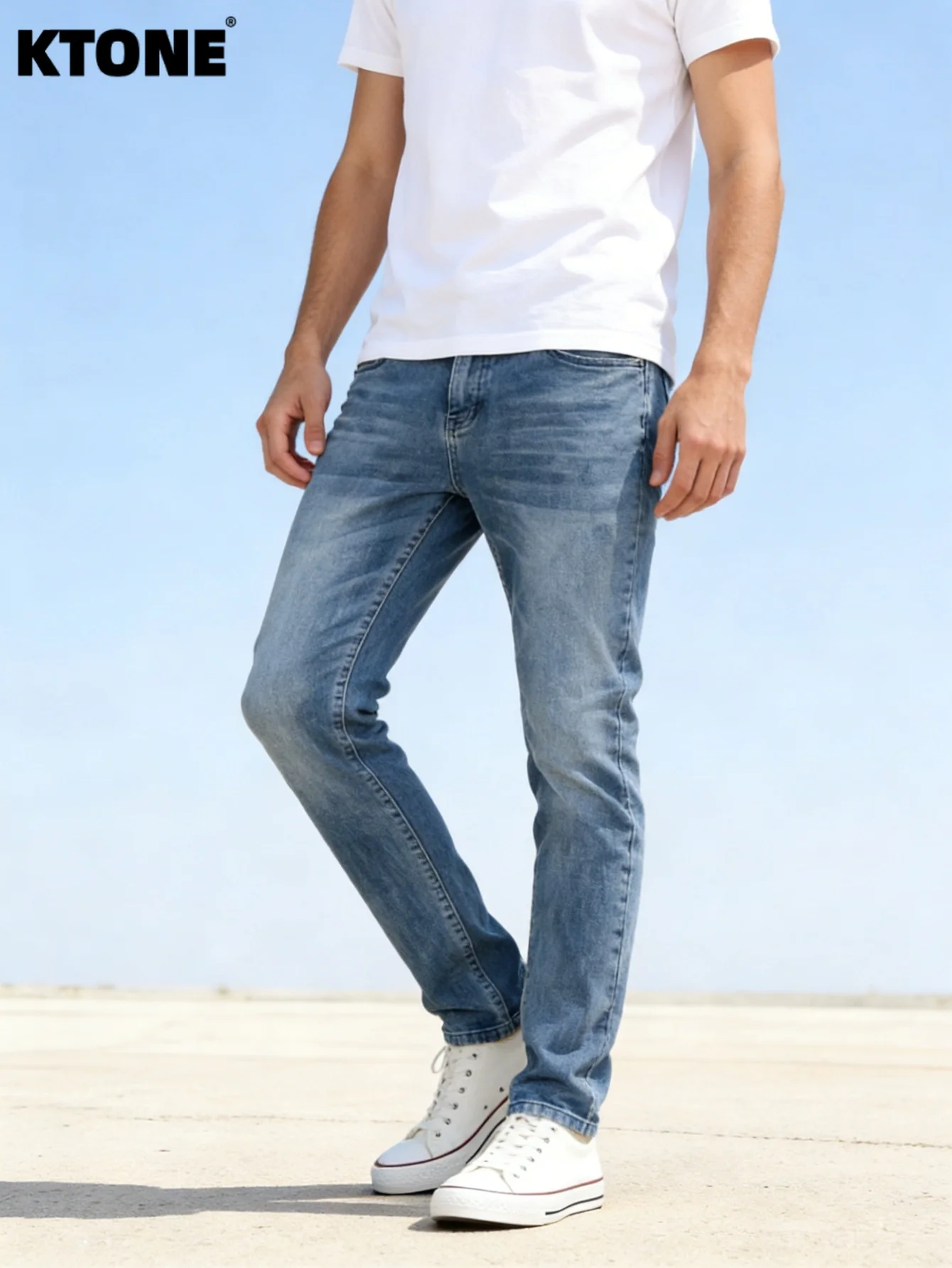 

Men's Forest Ethereal Style Slim Fit Skinny Jeans for Dating & Rime Forest Stroll