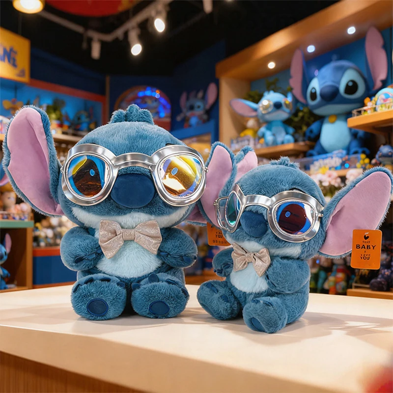 

Disney 60cm Cute Stitch Eyes Lilo and Stitch Doll Stuffed Animal Plushie for Kids Birthday Xmas Gift for Girls Cuddly Pillow Pal