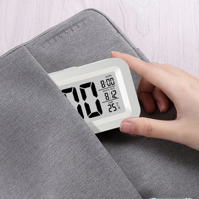 1PC Mini Timer Smart Clock Student Alarm Clock Student Time Manager Desktop Bedside Electronic Small Alarm Clock