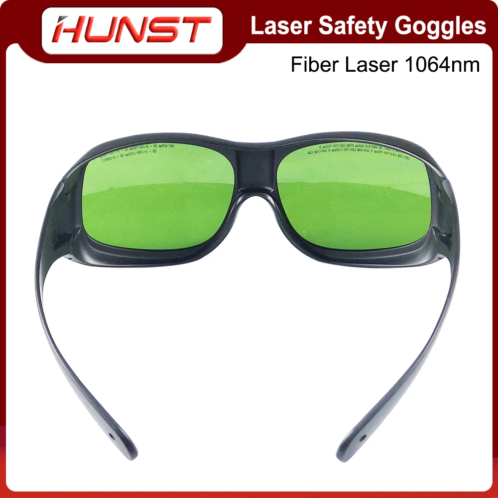 Imagem -02 - Hunst-laser Óculos de Segurança Óculos de Proteção Escudo Óculos de Proteção para Yag Dpss Laser de Fibra 1064nm Uv355nm